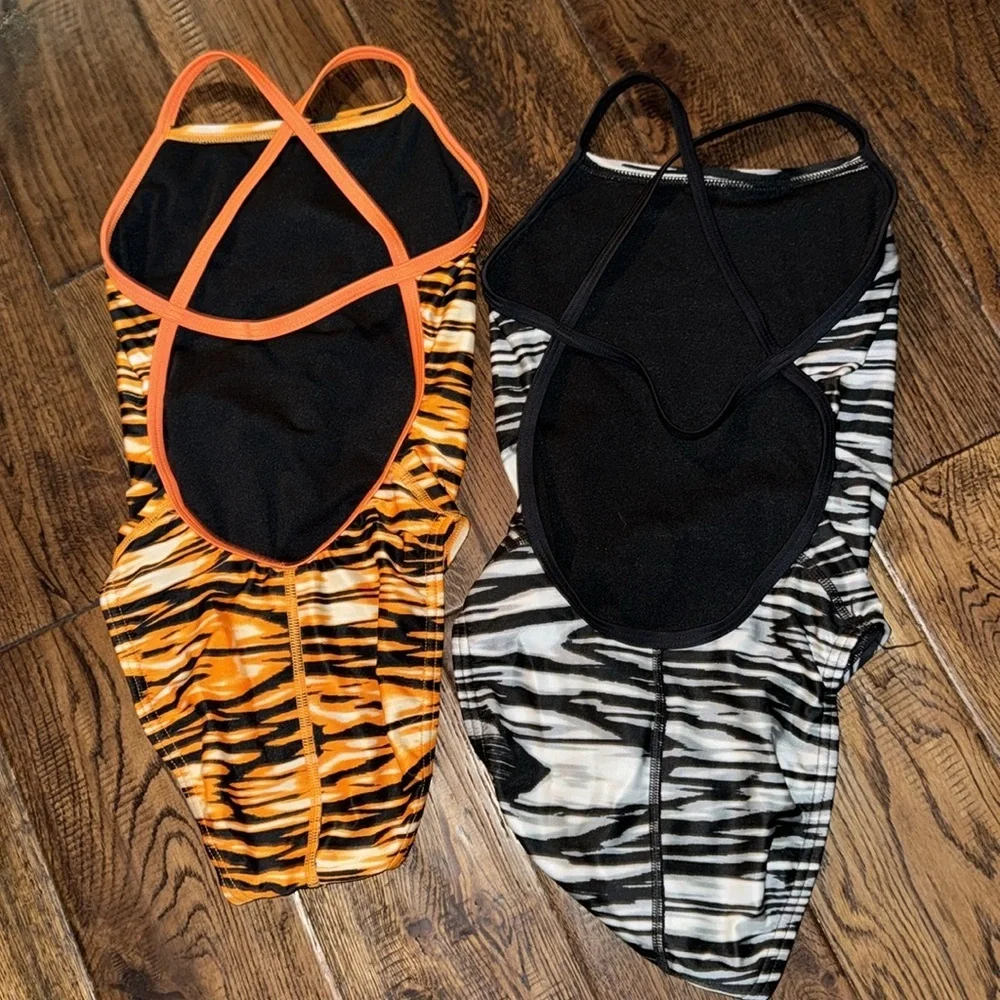 Kids One Piece Swimsuit Set - Pattern Size Large XL